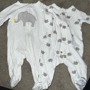 White and Grey Footie Bundle